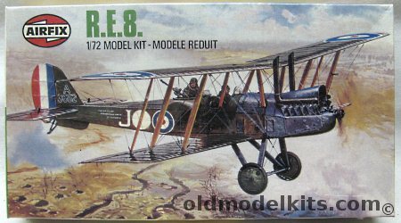Airfix 1/72 Royal Aircraft Factory  R.E.8 - (RE-8), 02060-8 plastic model kit